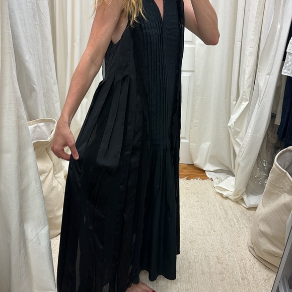 3.1 Phillip Lim V Neck Pleated Dress - Picture 3 of 3